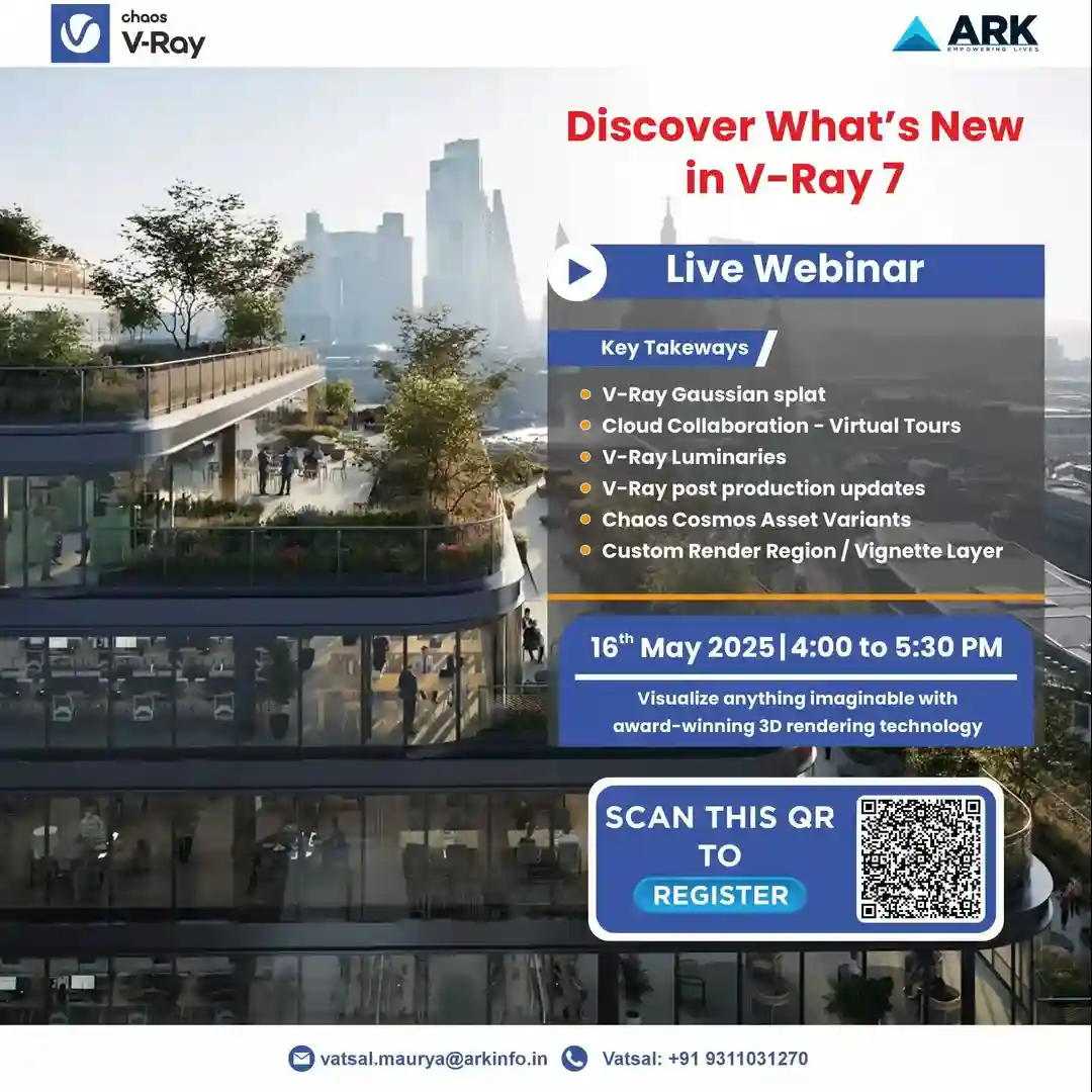 Explore Unique and New Features of V-Ray 7 Webinar