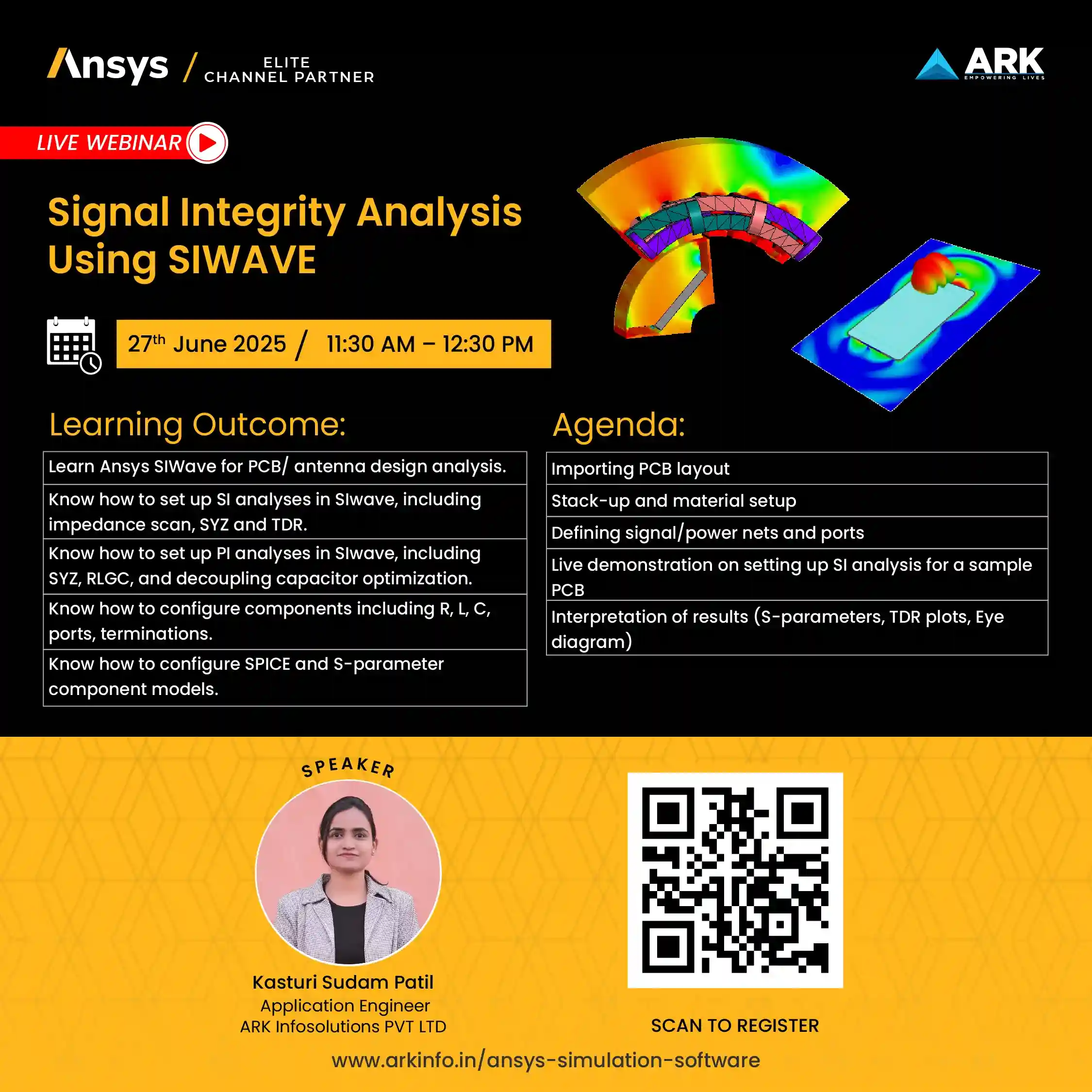 Ansys Signal Integrity Analysis Using SIWAVE Webinar