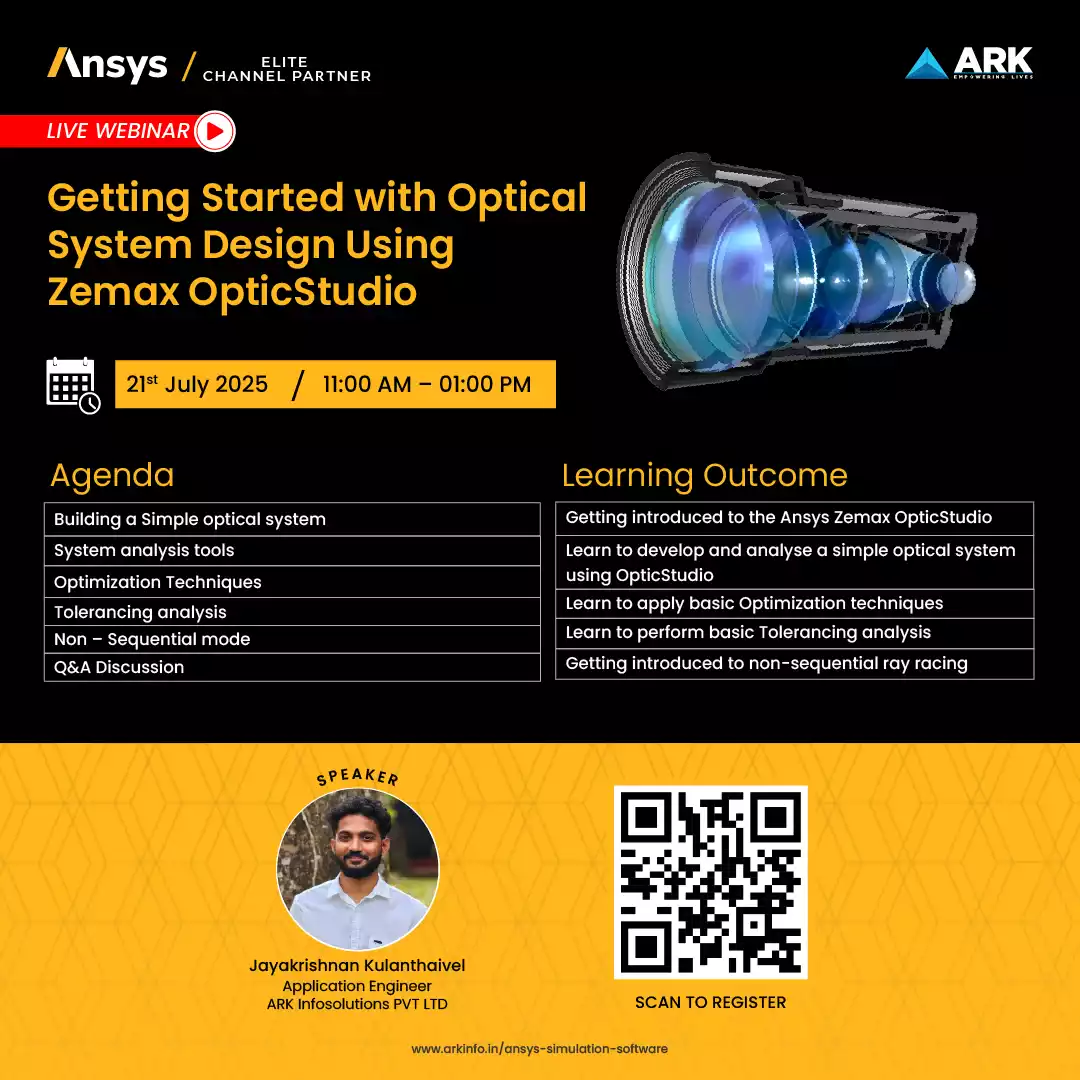 Ansys Optics Webinar Using Zemax OpticStudio