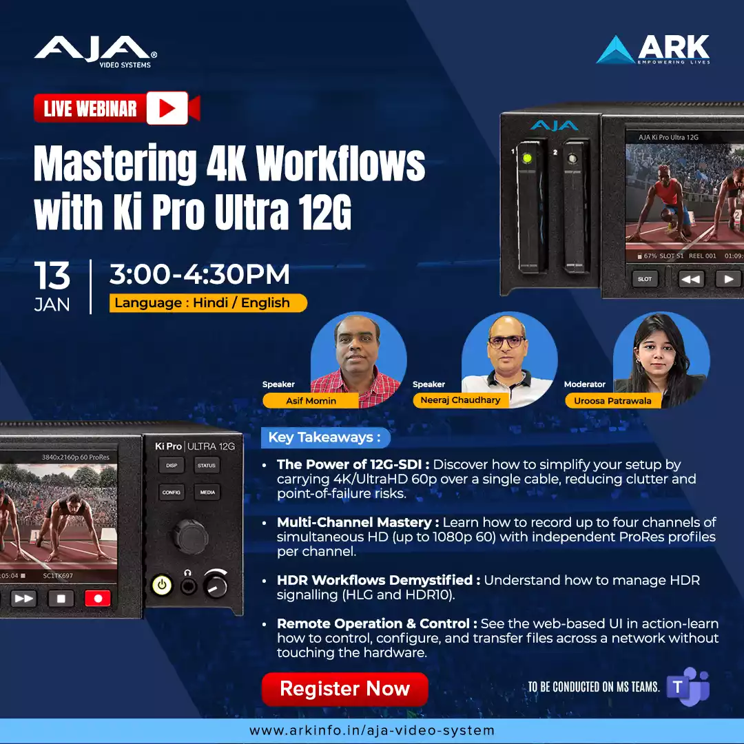 AJA-KI PRO ULTRA 12G Webinar