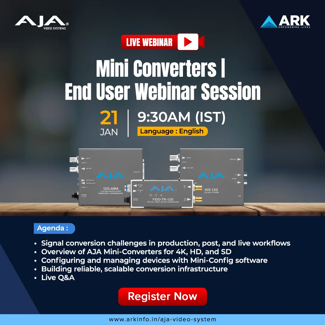 AJA Mini Converters | End User Webinar Session 2026