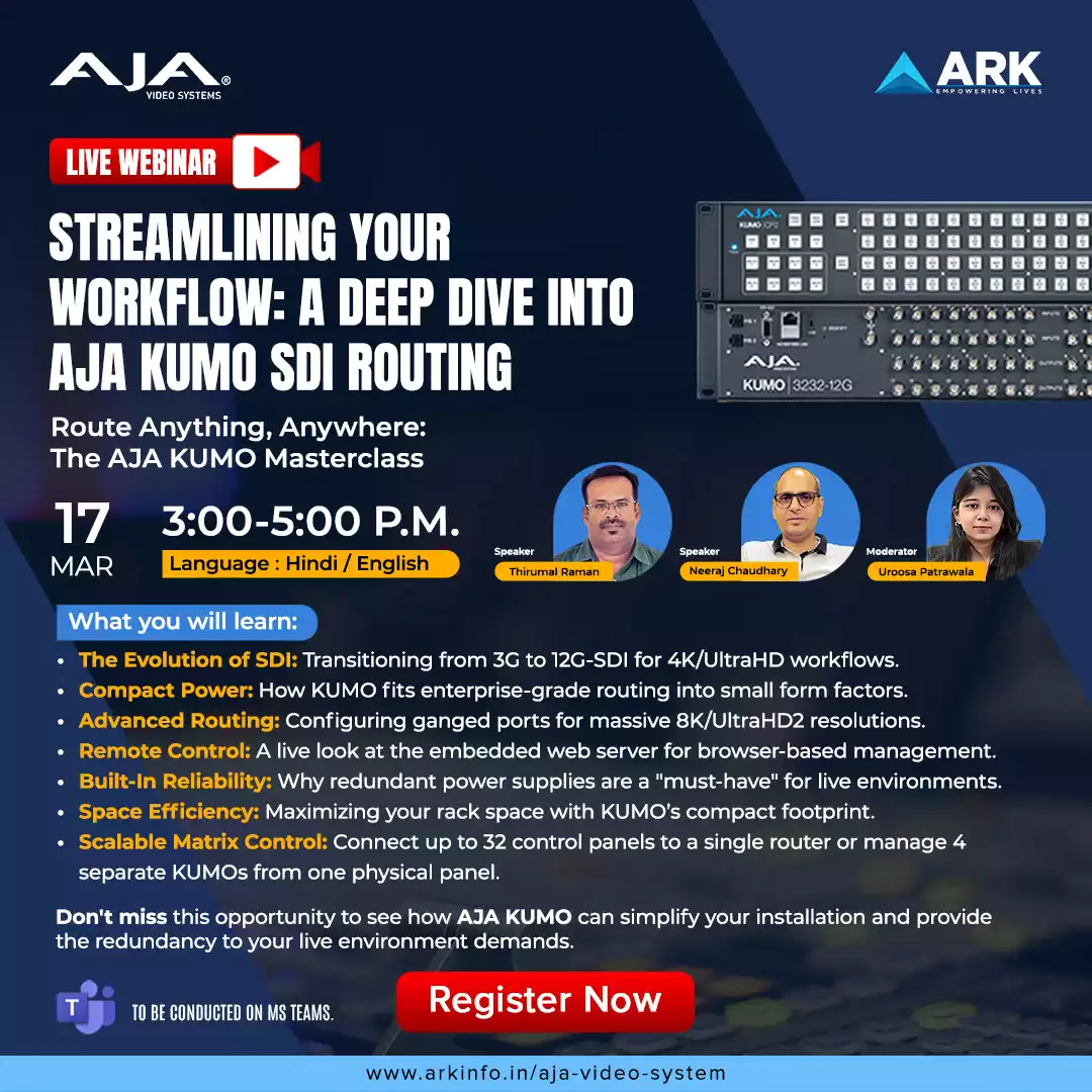 AJA Kumo Routers Webinar