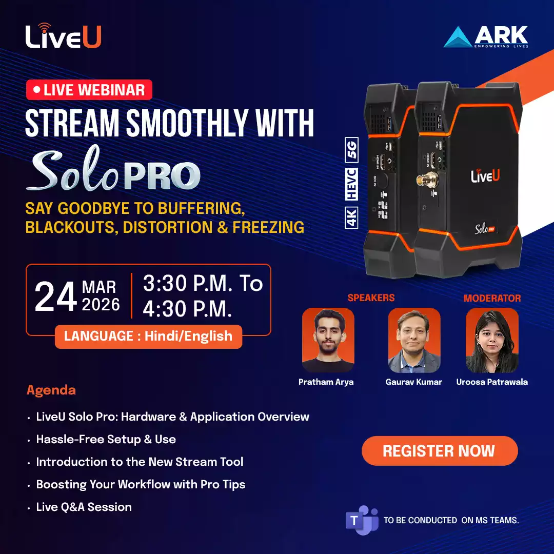LiveU Solo Pro Webinar