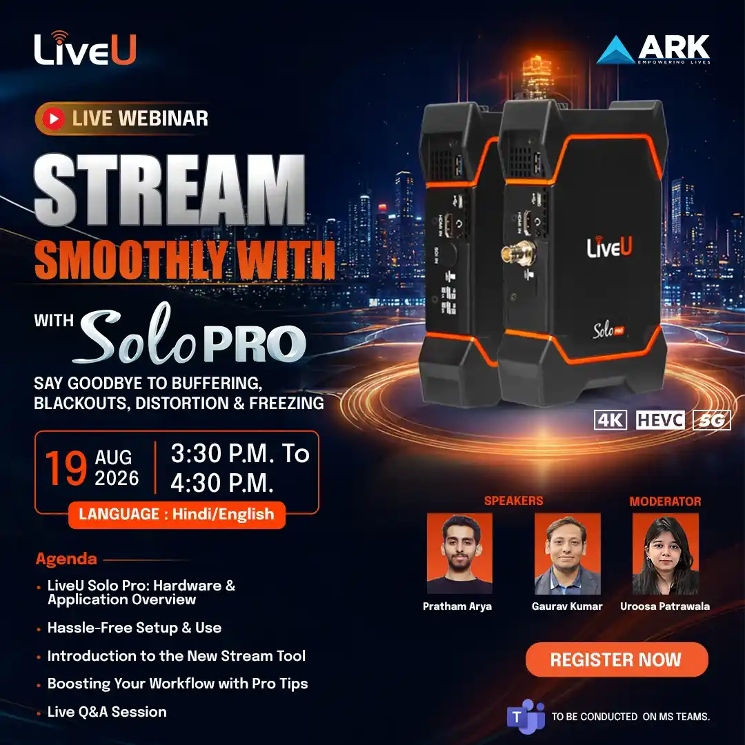 LiveU Solo Pro Webinar