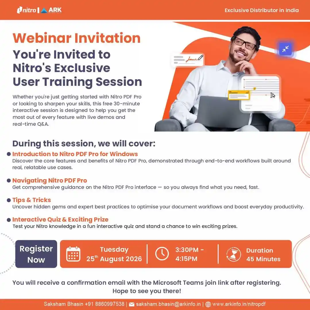 Nitro PDF Pro Webinar
