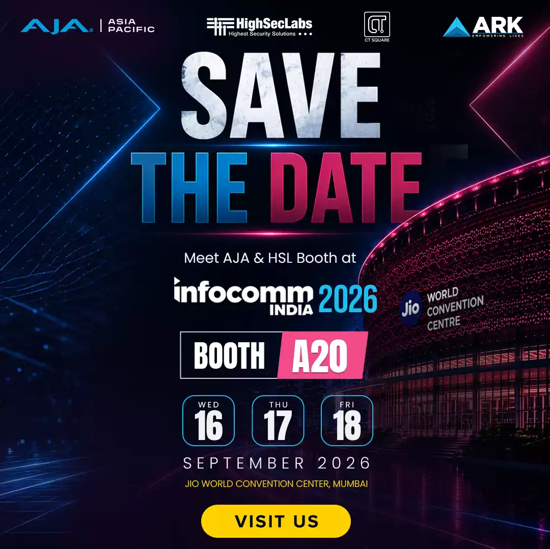 HSL-AJA at Infocomm India 2026