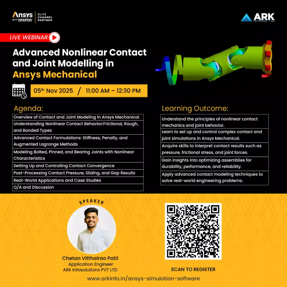 Ansys Webinar Advanced Nonlinear Contact and Joint Modelling