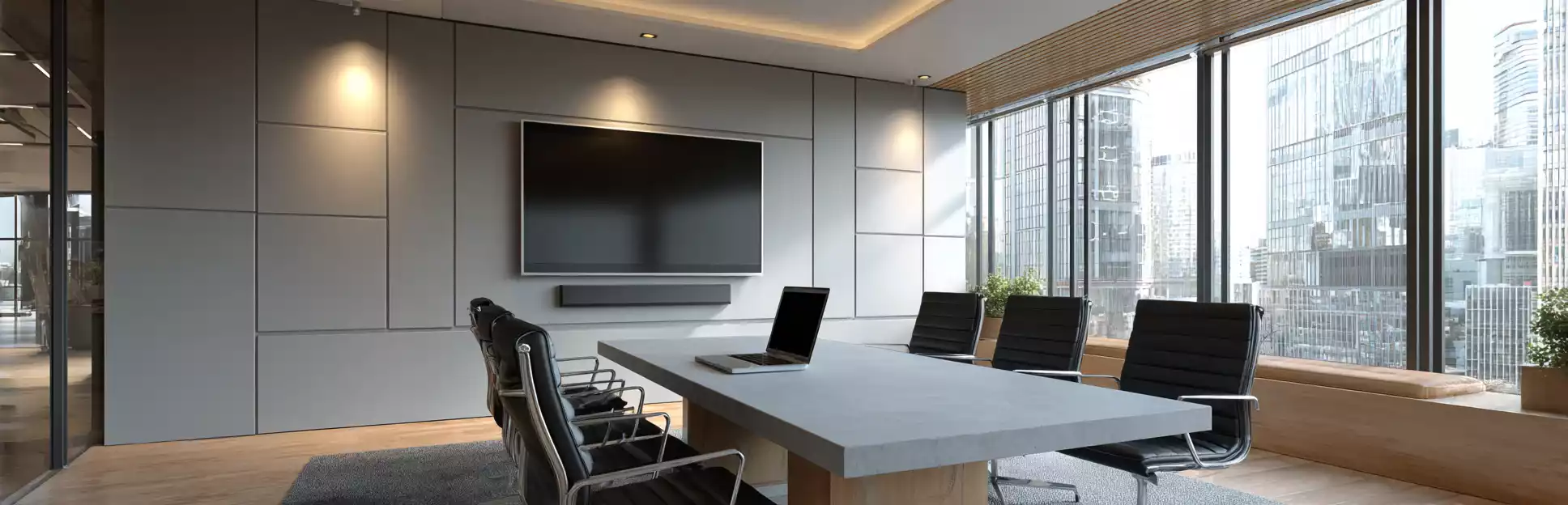 Secure conference room setup for protected communications