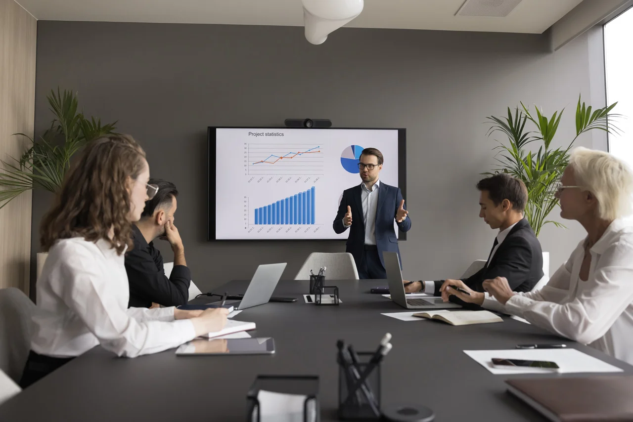 Secure meeting room devices with active security threats