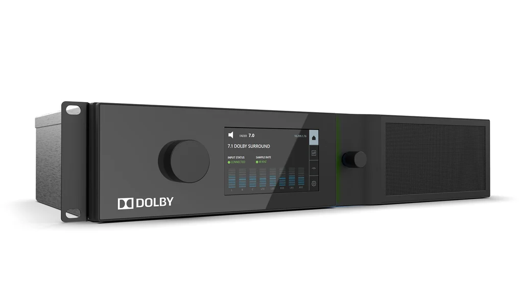 Dolby Cinema Processor CP950 Touchscreen Interface