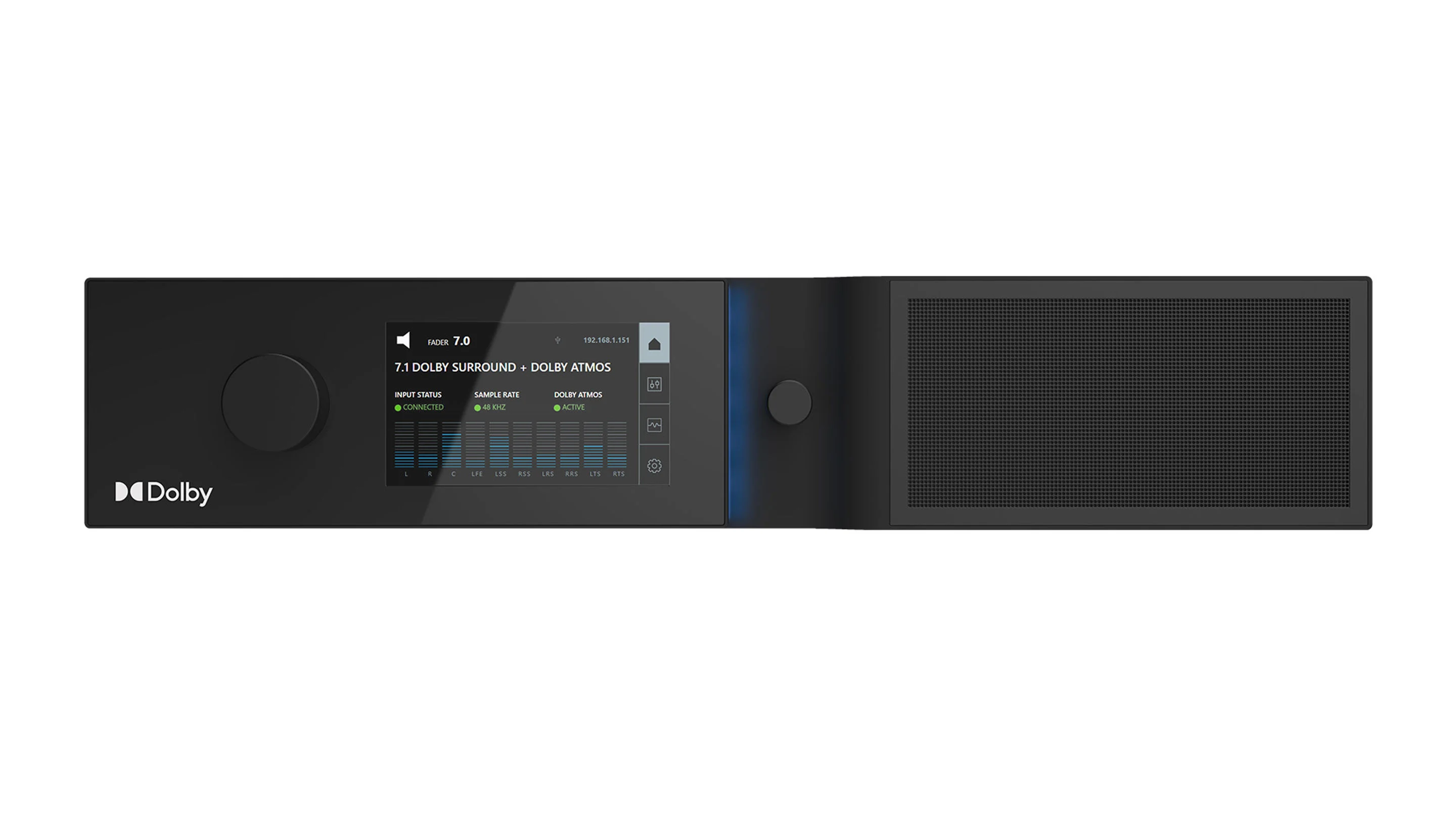 Dolby Atmos Cinema Processor CP950A Front Panel