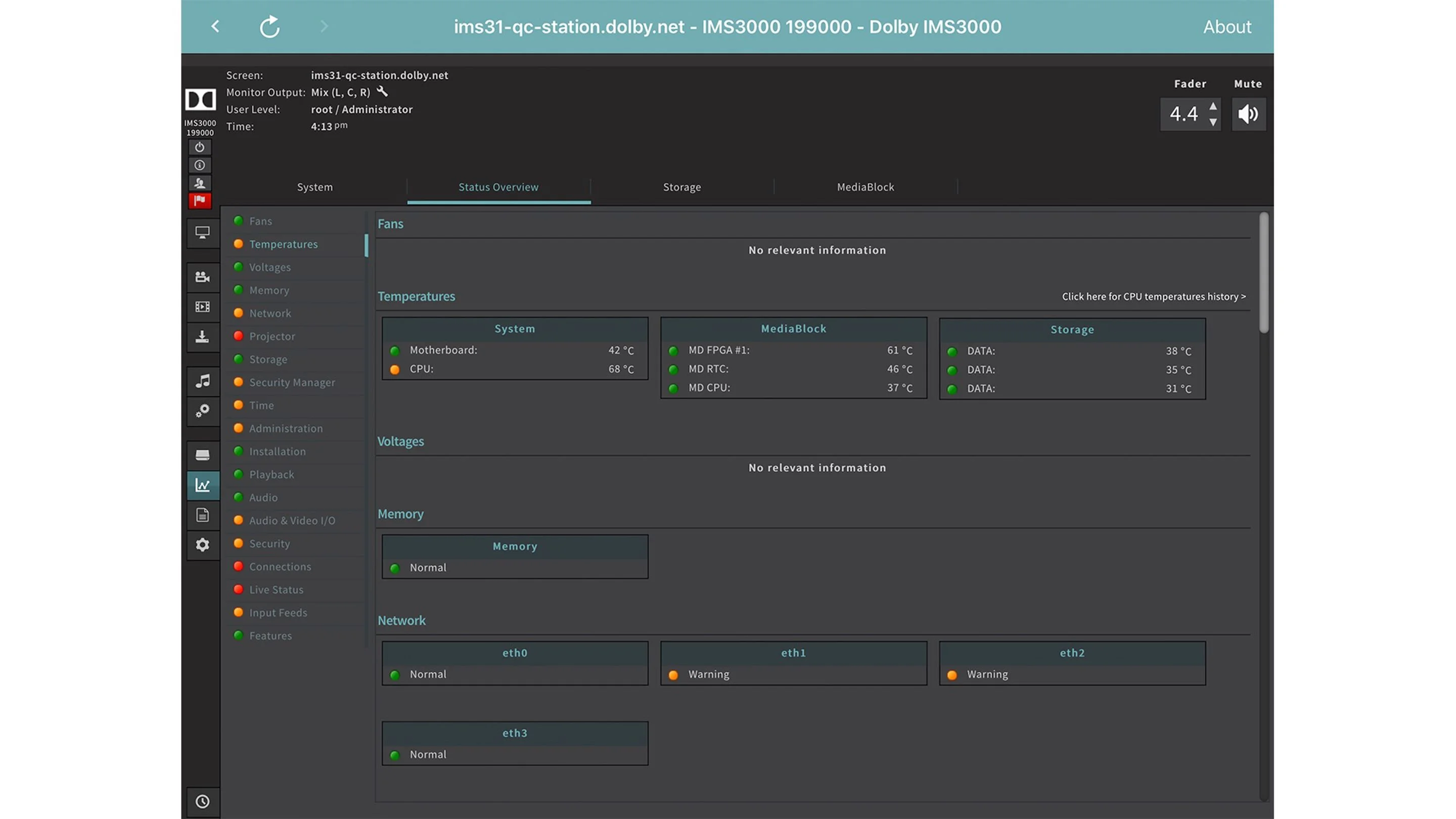 Dolby IMS3000 Web-Based UI for Content Scheduling