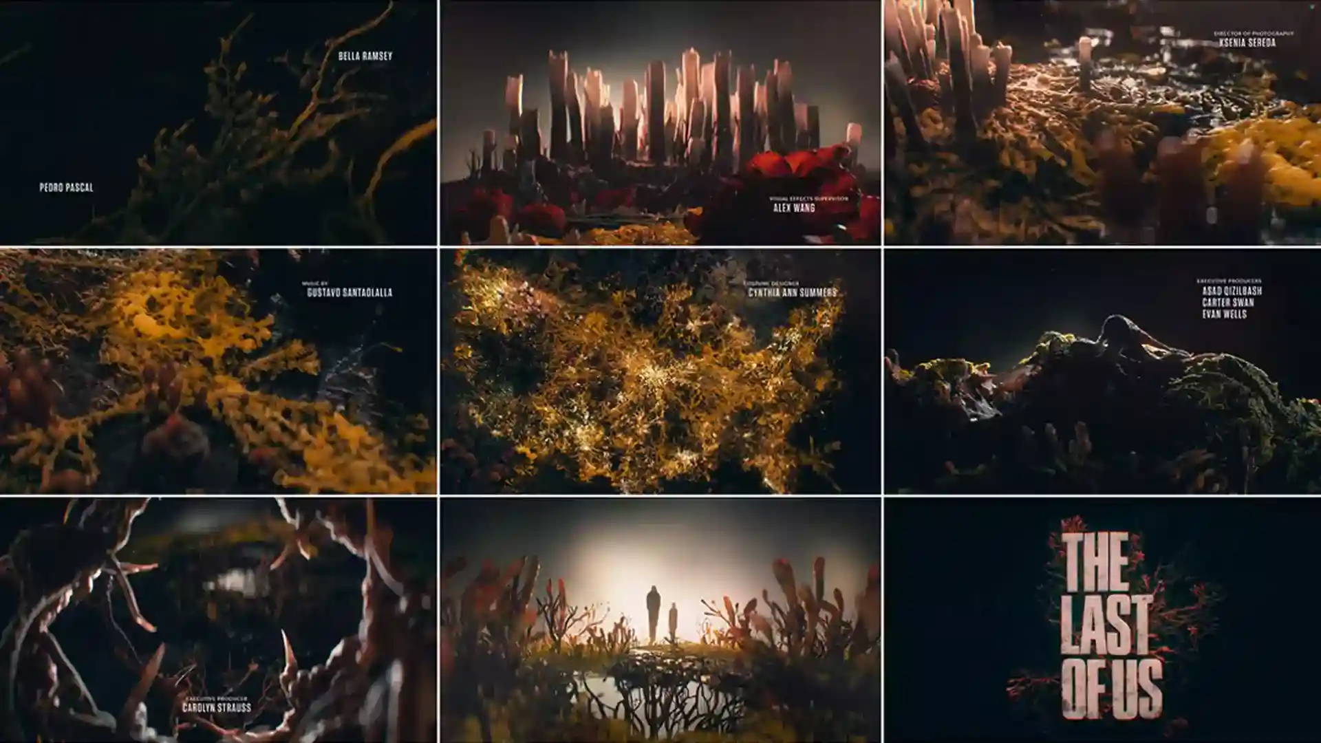 VFX simulation stills showing particle and environment effects created in Cinema 4D