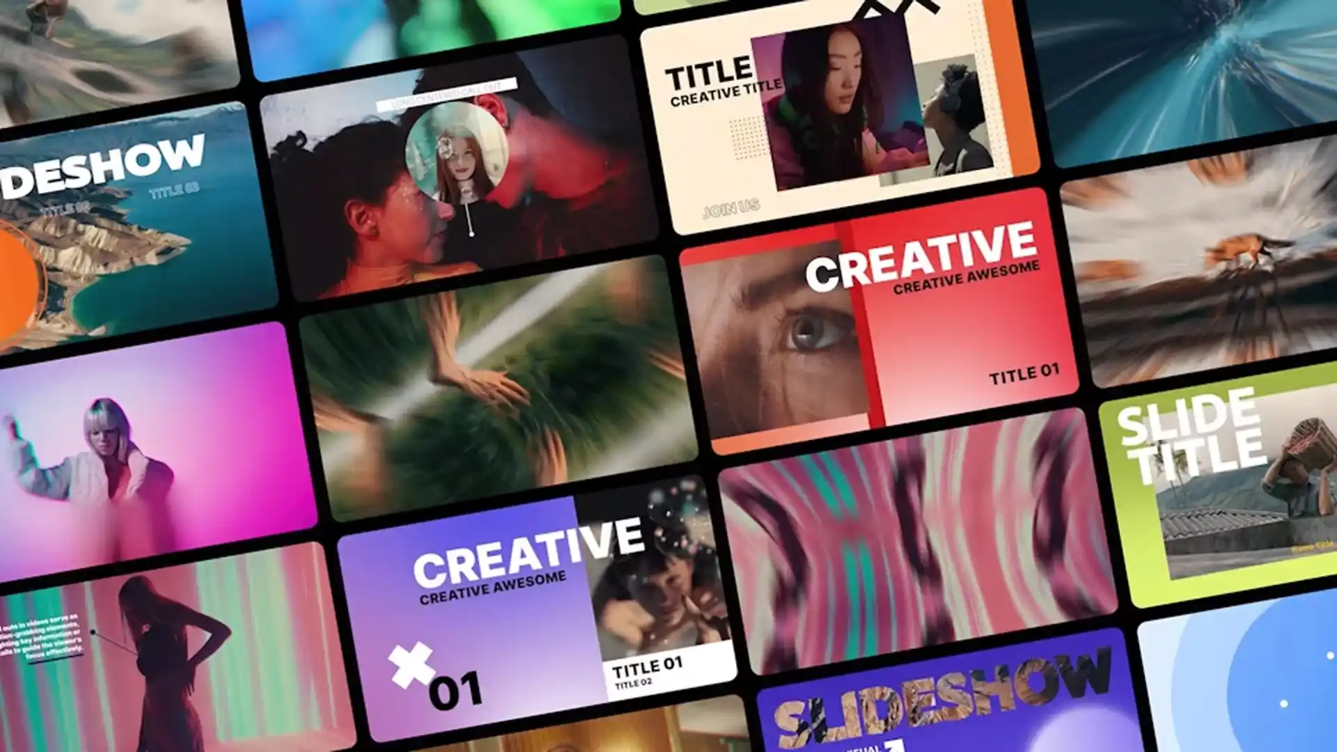 Maxon Studio templates for backgrounds, titles and motion graphics in Red Giant