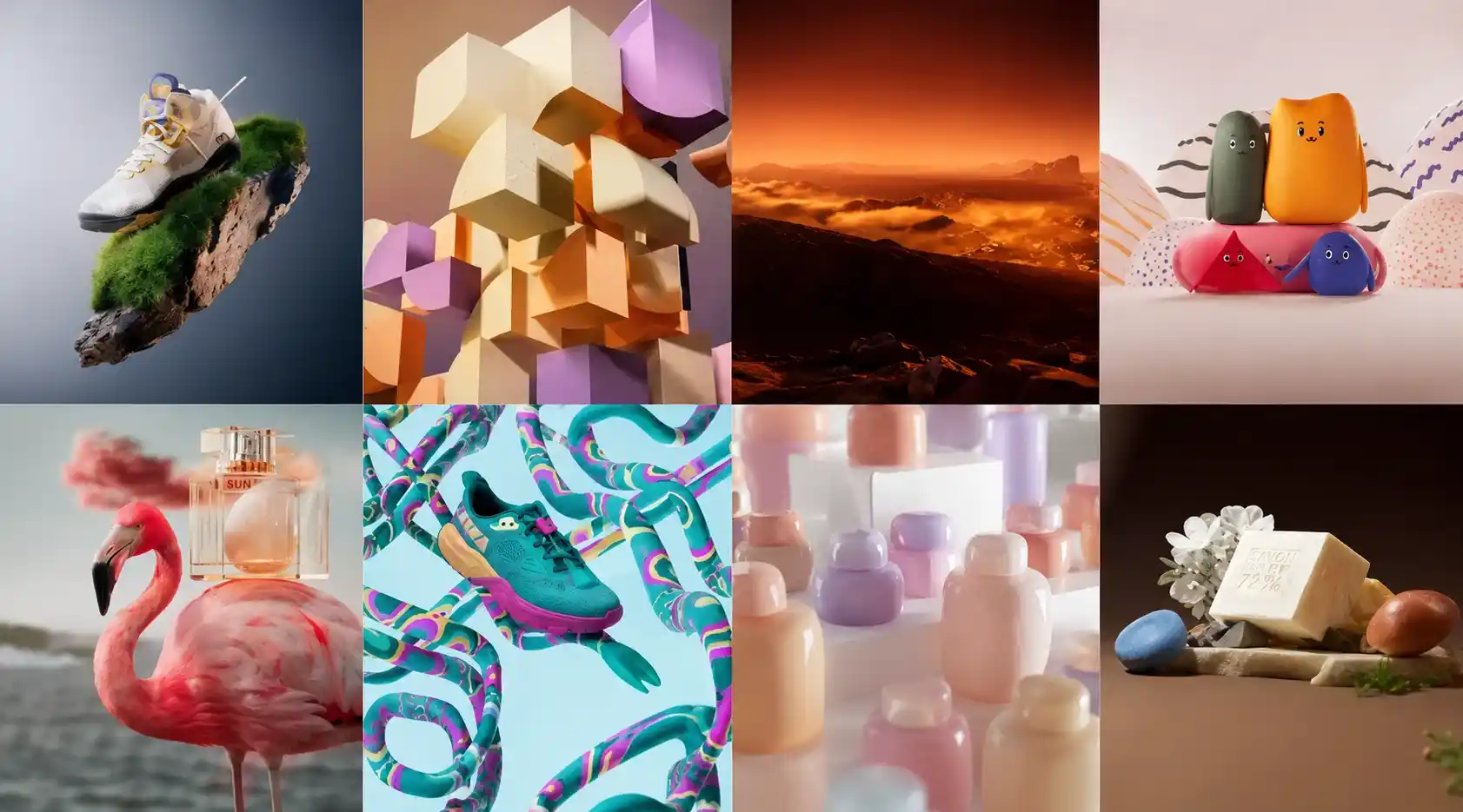 Photorealistic materials and shaders created with Maxon Redshift
