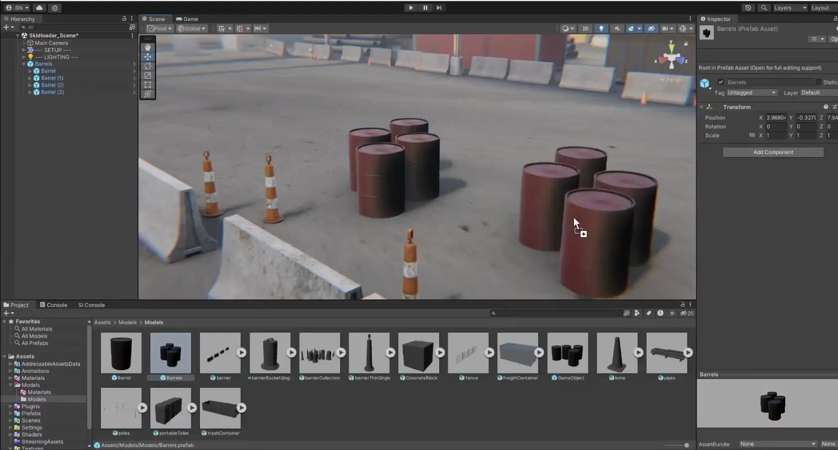Unity Industry Demo Create