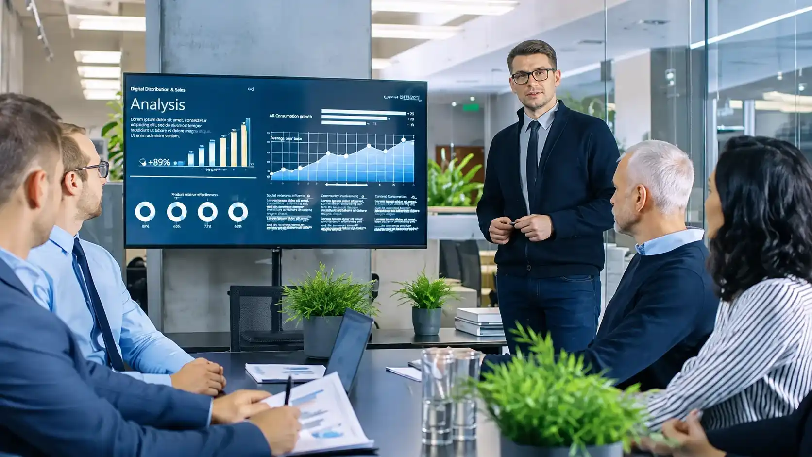 VuWall enterprise multi-source visualization setup