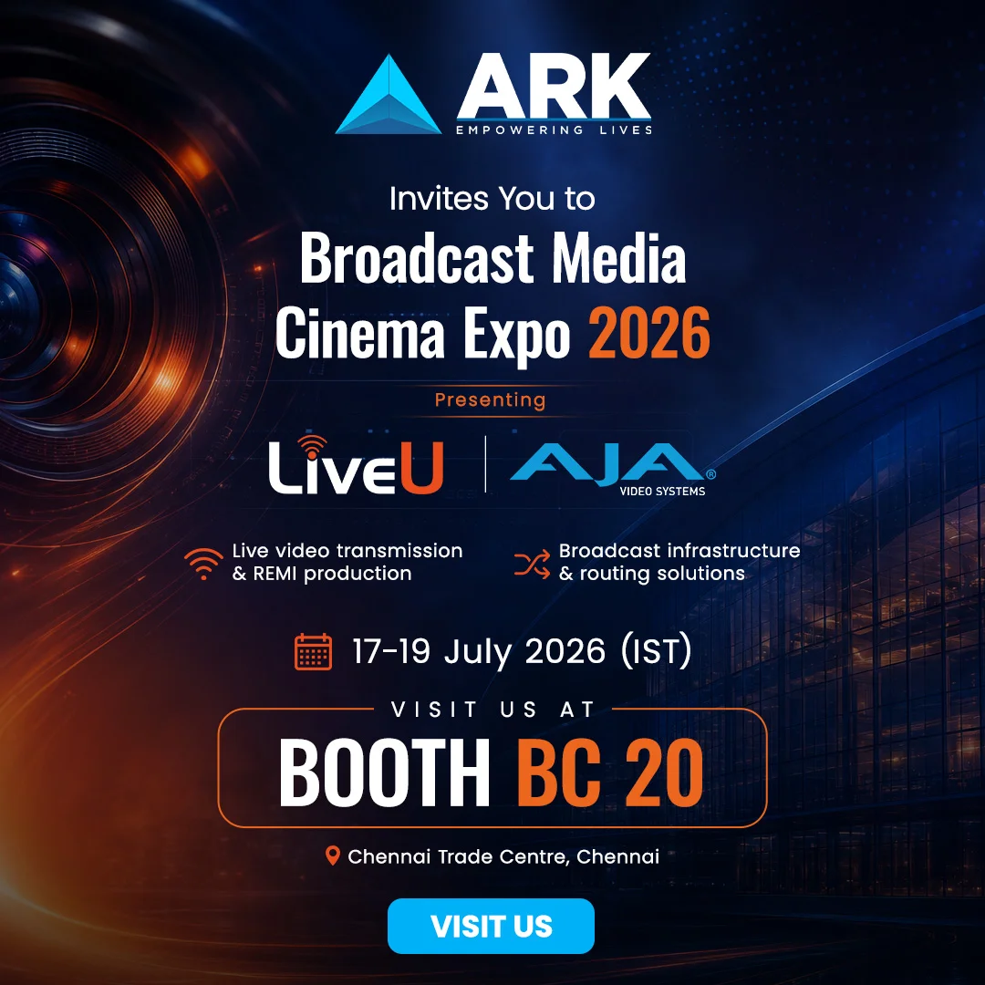 LiveU-AJA Broadcast Media Cinema Expo 2026