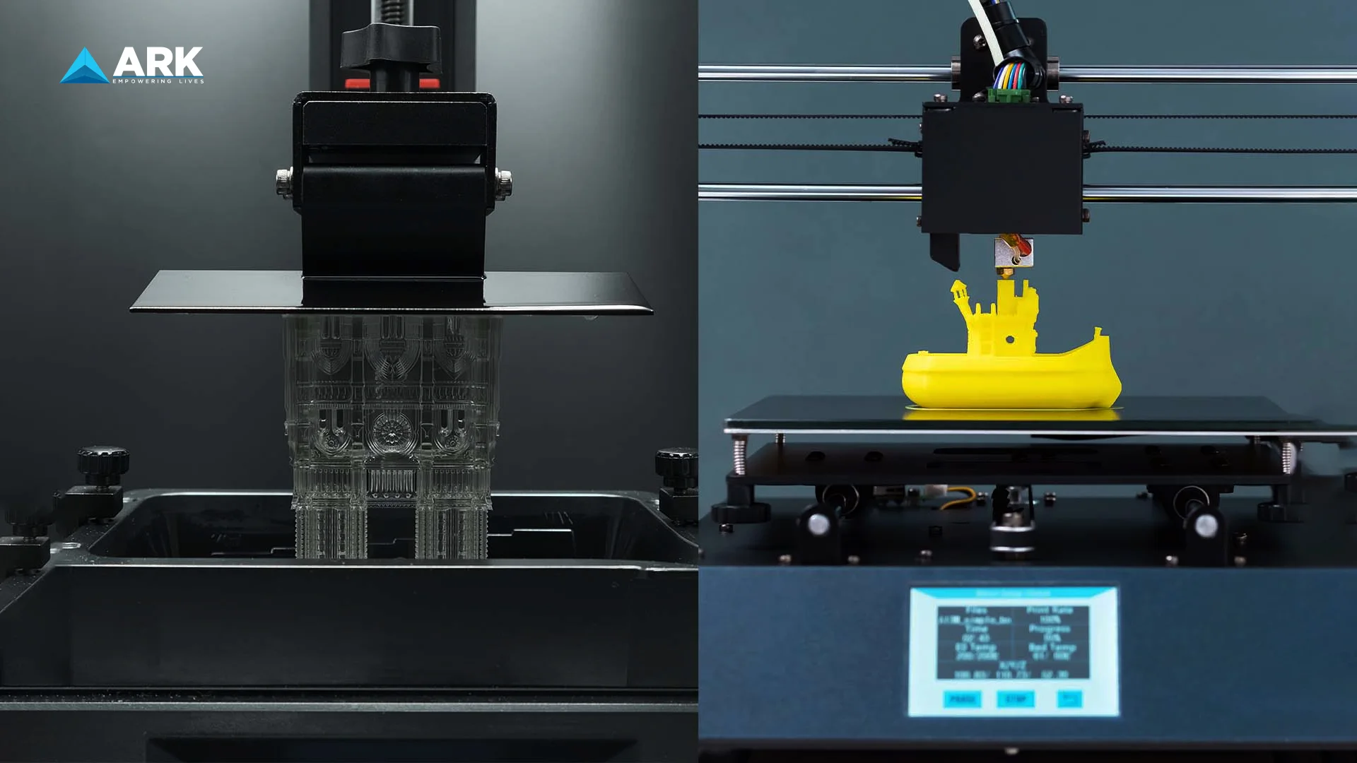 FDM, SLA, Stereolithography, 3D printing, User-friendly, Entry-level FDM printers, SLA printers, Resin Printer, FDM 3D printer, SLA 3D printer